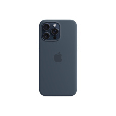 APPLE iPhone 15 Pro Max Silicone Case with MagSafe - Storm Blue APPLE iPhone 15 Pro Max Silicone Case with MagSafe - Storm Blue