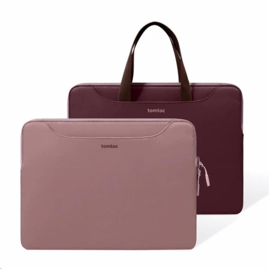tomtoc Light-A21 Dual-color Slim Laptop Handbag, 13,5 Inch - Raspberry tomtoc Light-A21 Dual-color Slim Laptop Handbag, 13,5 Inch - Raspberry