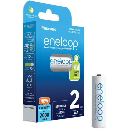 PANASONIC HR6 AA 3MCCE/2BE ENELOOP N, 2000 mAh (Blistr 2ks)