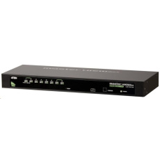 ATEN 8-portový KVM PS/2+USB, OSD, rack 19", kombinovaná konzola