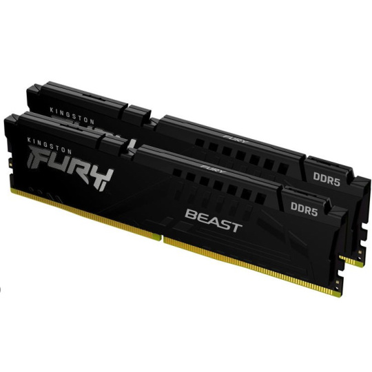 DIMM DDR5 64GB 5600MHz CL40 (sada 2) KINGSTON FURY Beast Black