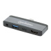 MANHATTAN Dokovací stanice USB-C 4v1, HDMI, USB-C PD 100W, USB-A 3.0, 3.5mm Jack