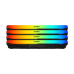 KINGSTON DIMM DDR4 64GB (Kit of 4) 3200MT/s CL16 FURY Beast RGB, XMP