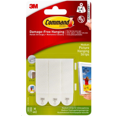 3M COMMAND nalepovací systém rámečků na zeď M-5.4kg, bílá 3M COMMAND nalepovací systém rámečků na zeď M-5.4kg, bílá