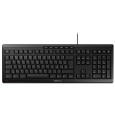 CHERRY klávesnice STREAM, drátová, USB, CZ+SK layout, černá