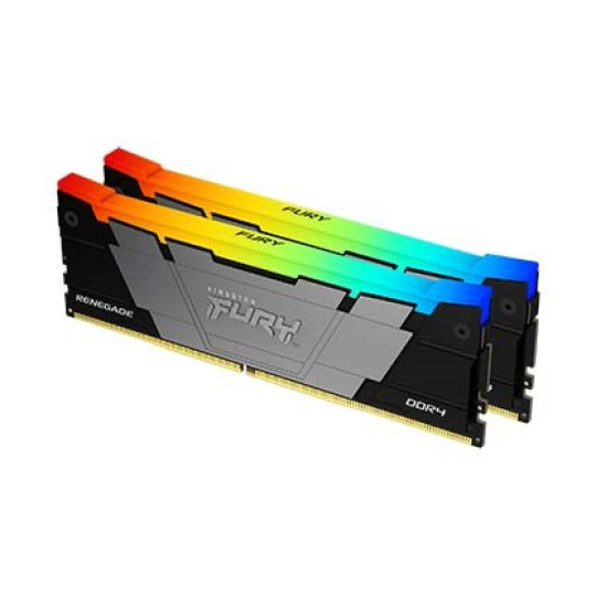 KINGSTON DIMM DDR4 16GB (Kit of 2) 3200MT/s CL16  FURY Renegade RGB KINGSTON DIMM DDR4 16GB (Kit of 2) 3200MT/s CL16  FURY Renegade RGB