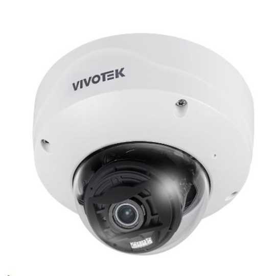 Vivotek FD9187-HT-A, 5Mpix, až 30sn/s, H.265, motorzoom 2.7-13.5 mm (100-30°),DI/DO,PoE,Smart IR,SNV,WDR,MicroSDXC,vnútorné