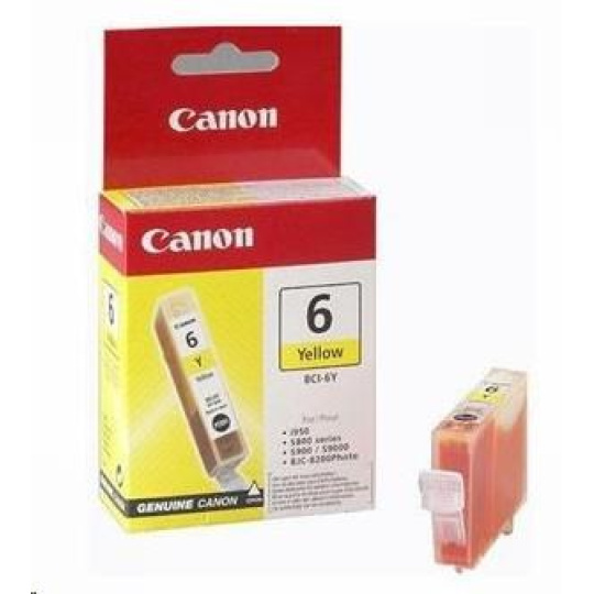 Canon BJ CARTRIDGE žltá BCI-6Y (BCI6Y)