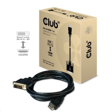 Club3D Kabel DVI-D na HDMI 1.4 (M/M), 2m