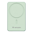 VERBATIM Powerbanka Charge 'n' Go Essentials, Magnetická, 10000 mAh, USB-C, Zelená