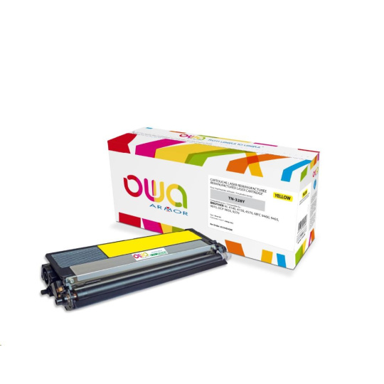 OWA Armor toner pre BROTHER HL 4140,4150,4570 MFC 9460,9465,9970, DCP 9055,9270, 6000 strán, TN328Y, žltá/žltá (TN-328Y)