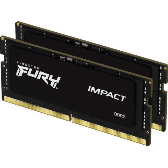 SODIMM DDR5 64GB 4800MHz CL38 (sada 2 ks) KINGSTON FURY Impact