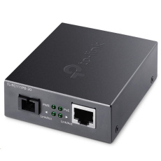 TP-Link TL-FC111PB-20 [10/100 Mbps RJ45 na 100 Mbps jednovidový SC WDM obojsmerný konvertor s 1 portom PoE]