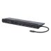 Dokovacia stanica pre monitor MANHATTAN USB-C Triplie, strieborná, maloobchodná krabica
