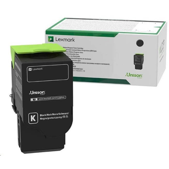 Lexmark černý Extra High cap. toner C242XK0 Return program pro pro C2425x,C2535x,MC2425x,MC2535x,MC2640x - 6000 str