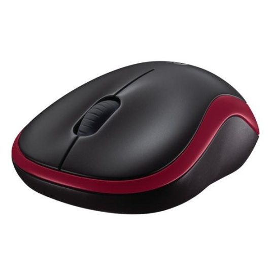 Bezdrôtová myš Logitech M185, červená