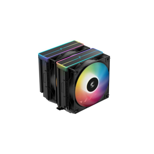 DEEPCOOL CPU Chladič AG620 BK ARGB V2, 2x120mm, LGA1851, AM5, černá DEEPCOOL CPU Chladič AG620 BK ARGB V2, 2x120mm, LGA1851, AM5, černá
