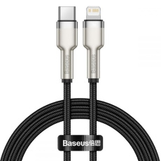 Baseus Cafule Series USB-C na Lightning PD 20W 2m nabíjací/dátový kábel, čierny Baseus Cafule Series USB-C na Lightning PD 20W 2m nabíjací/dátový kábel, čierny