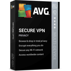 AVG Secure VPN pre viacero zariadení, 12 mesiacov E-mail