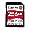 Kingston 256GB Canvas React Plus SDXC UHS-II 300R/260W U3 V90 pre Full HD/4K/8K