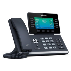 IP telefón Yealink SIP-T54W, 4,3" 480x272 LCD, 27 prog tl.2x10/100/1000, Wi-Fi, Bluetooth, PoE, 16xSIP, 1xUSB, bez adaptéra