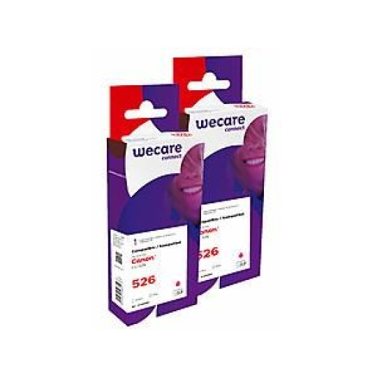 WECARE Armor kazeta pre CANON iP4850 (CLI526M), sada červená, 2x10,5 ml