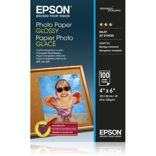 Papier EPSON Photo Glossy 10x15cm 100 listov