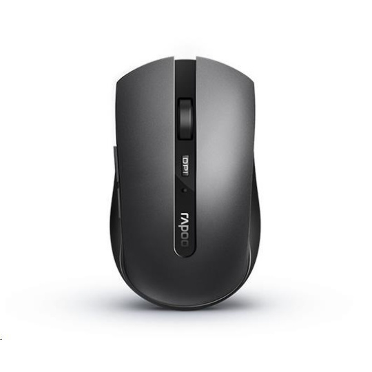 Myš RAPOO 7200M Multi-mode wireless, sivá