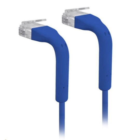 UBNT UniFi Ethernet Patch Cable [0,22m, Cat6, UTP, licna, modrý, 50ks]