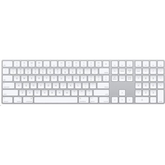 APPLE Magic Keyboard s číselnou klávesnicí - Slovenská - Stříbrná