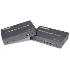 PREMIUMCORD HDMI extender s USB na 150 m cez IP, bez oneskorenia PREMIUMCORD HDMI extender s USB na 150 m cez IP, bez oneskorenia