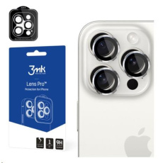 3mk Lens Protection Pro pro Apple iPhone 15 Pro Max, Silver 3mk Lens Protection Pro pro Apple iPhone 15 Pro Max, Silver