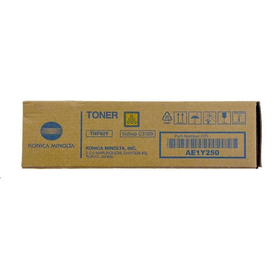 Minolta Toner TNP-92Y, žltý do bizhub C3120i (4k)