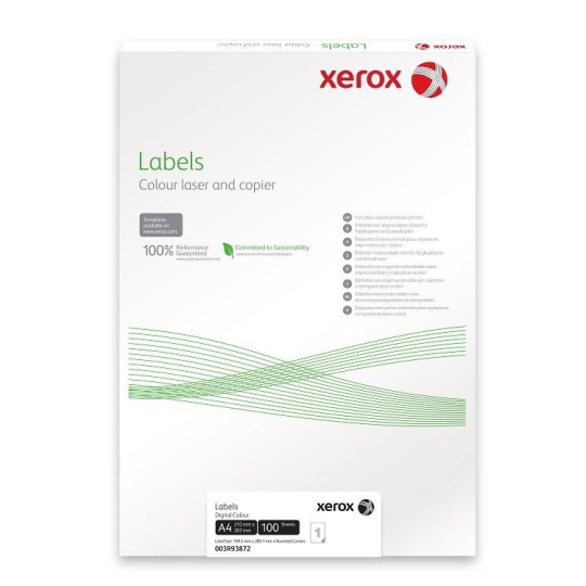 Papierové štítky Xerox - farebná digitálna tlač - Colotech (250 listov, SRA3)