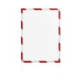 Magnetický rámček Magnetofix A4 bezpečnostný červený a biely (5ks)