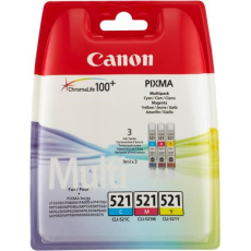 Canon CARTRIDGE pack CLI-521 C/M/Y SEC Canon CARTRIDGE pack CLI-521 C/M/Y SEC