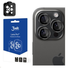 3mk Lens Protection Pro pro Apple iPhone 15 Pro Max, Graphite 3mk Lens Protection Pro pro Apple iPhone 15 Pro Max, Graphite
