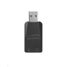 Externá zvuková karta SPEED LINK VIGO USB Sound Card, čierna Externá zvuková karta SPEED LINK VIGO USB Sound Card, čierna