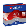 VERBATIM BD-RE(5-pack)Blu-Ray/Jewel/2x/25GB