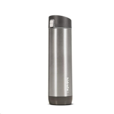 HidrateSpark Steel – chytrá lahev s brčkem, 620 ml, stainless