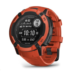 Garmin GPS sportovní hodinky Instinct 2 2X Solar (Red)