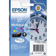 Atrament EPSON Multipack 3-farebný "Budík" 27 DURABrite Ultra Ink Atrament EPSON Multipack 3-farebný "Budík" 27 DURABrite Ultra Ink