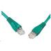 Solarix Patch kábel CAT6 UTP PVC 0,5m zelený odolný proti zachyteniu C6-114GR-0,5MB