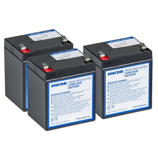 AVACOM Náhradní baterie AVA-RBP03-12050-KIT pro UPS Ever, Legrand AVACOM Náhradní baterie AVA-RBP03-12050-KIT pro UPS Ever, Legrand