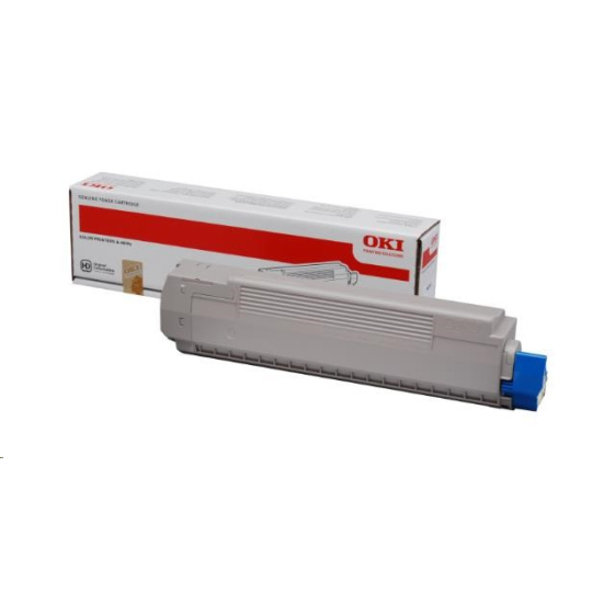 Toner OKI pre MC861<>br> <b>Kapacita:</b>10 000 strán za minútu pri 5 % pokrytí.