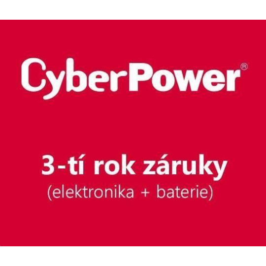 CyberPower 3-ročná záruka pre BR1200ELCD, BR1200ELCD-FR, MPB20HVIEC6