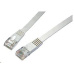 Solarix Patch kábel plochý CAT6 UTP LSOH 2m sivý, odolný proti zasekávaniu C6-111GY-2MB