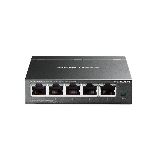 MERCUSYS switch MS105GS-M2 (5x2,5GbE, fanless) MERCUSYS switch MS105GS-M2 (5x2,5GbE, fanless)
