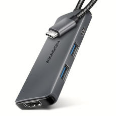 AXAGON HMC-5H8K, USB 5Gbps hub, 2x USB-A, USB-C, HDMI 8k/30Hz, PD 100W, kábel USB-C 15cm AXAGON HMC-5H8K, USB 5Gbps hub, 2x USB-A, USB-C, HDMI 8k/30Hz, PD 100W, kábel USB-C 15cm