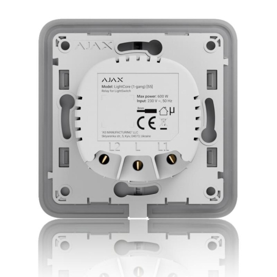 Ajax LightCore 1-gang (45110) - Relé pro LightSwitch (spínač řazení 1)